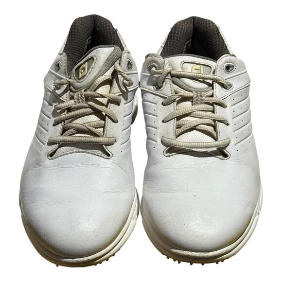 FootJoy ARC SL White Gray Men's Size 9M Golf Shoes Spikeless Leather Comfort - Picture 3 of 5